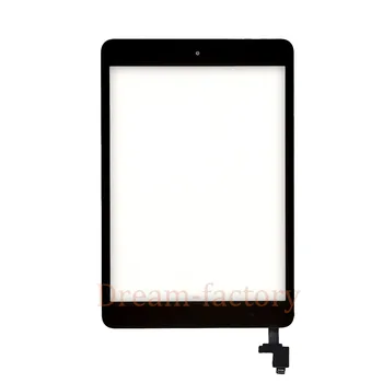 10 kom. Digitalizator Dodirne ploče s Gumbom i priključkom IC Ljepilo za iPad Mini 1 2 A1432 A1454 A1488 A1489 A1490