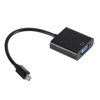 100 kom./lot Kabel adapter mini DP-VGA 1080P mini DisplayPort Mužjak-VGA Ženski Adapter je Pretvarač Za Projektor DTV TV Laptop