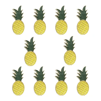 10шт moda ananas broš za žene i djeca Vintage emajl pin voće Pin igle stranke svakodnevne nakit ikonu