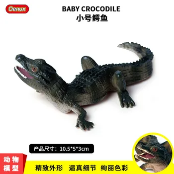 11cm divljih životinja u džungli bebu krokodila čvrste PVC simulacijski model figure zoo obrazovanja naplativa igračka ukras dijete je dar