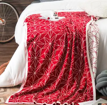 120X160 cm, novi geometrijski вязаное deka, pamuk torbica, mekani ručnik, presvlaku za kauč, ljetno kućni korištenje za odrasle, prodaja na veliko FG823