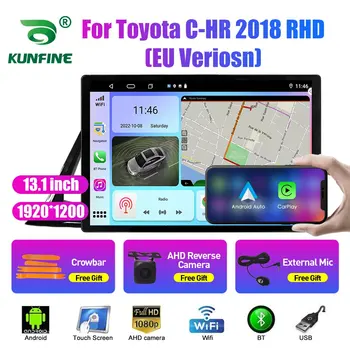 13,1 inčni Auto-Radio Za Toyota C-HR 2018 RHD EZ Auto DVD GPS Navigacija Stereo Carplay 2 Din Središnji Multimedijalni Android Auto