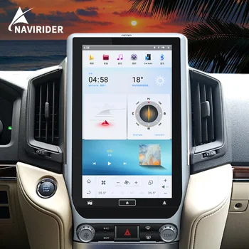 13,6 inčni Auto-Radio Android 11 Zaslon Za Toyota Land Cruiser 200 LC300 2016-2020 GPS Carplay Navigacija Multimedijski Player