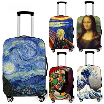 18-32-inčni ulje na platnu Galaxy, nalik na zadebljana prtljaga, zaštitna torbica za kofer, zaštitna torbica za vrećice za prašinu, Мультяшный torbica za putovanja