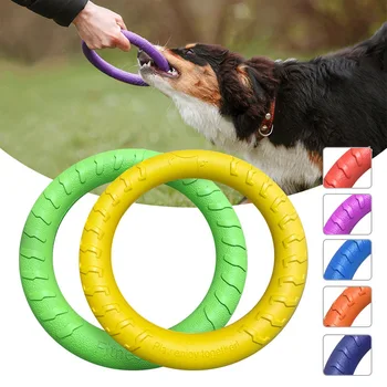 18 cm Igračke za pse velikih pasa, online loptu prsten, tegljač, stalni za pse, leteći diskovi za kućne ljubimce, prsten za zalogaj игрушечное prsten za pse
