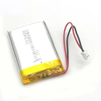 2/5/10/20 kom 3,7 1300 mah 703450 litij-полимерно-ion Baterija 2,0 mm Priključak JST