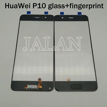 2 kom. Izvorni Kvalitetan zaslon osjetljiv na Dodir Stakla Za Huawei P10 Prednji Vanjski Staklo Sa Zamjenom Otiska Prsta Na Alatnoj Bez Otisaka prstiju