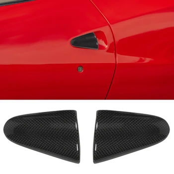 2 kom. Vanjske ručke vrata od препрега od suhog karbonskih vlakana jednostavnog tkanja, zamjena za Ferrari 458 Italia Spider Speciale 2010-2015