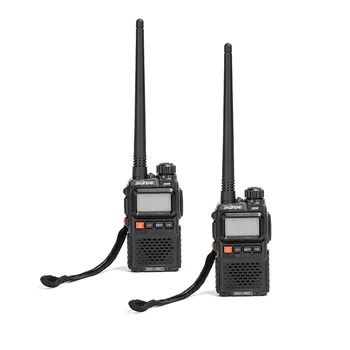 2 KOMADA Baofeng BF-3R + Prijenosni prijenosni radio VHF UHF Mini-VOX prijenosni radio-FM Prijenosni Ručni Dvostrani Radio Mali Interfon Uređaj