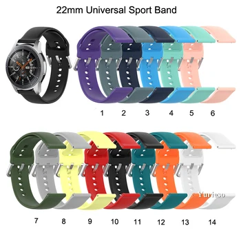 200шт 22 mm Sportski remen za galaxy watch 46 mm Silikon remen za amazfit GTR 47 mm pace za Huawei GT 2e Smart watch band narukvica