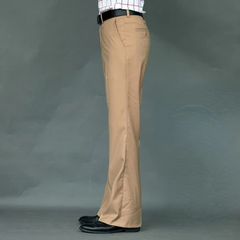 2022 Gospodo proljeće-jesen nove odijelo hlače s visokim strukom, gospodo tanke izravni slobodni hlače, muške službene svakodnevne poslovne hlače A262