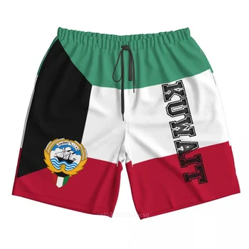 2023 Ljetne muške plaža kratke 3D ispis zastave zemlje Egipat od poliestera, ljetne hlače za trčanje s džepovima na plaži