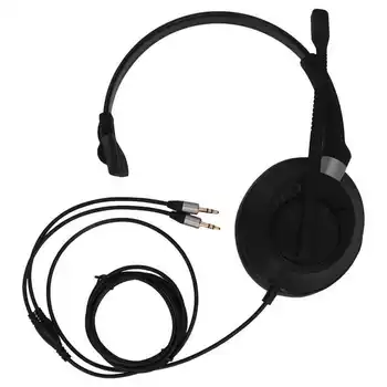 3,5 mm Komunikacijska slušalice s redukcijom šuma ENC, žičano mono slušalice s HD mikrofon za PC