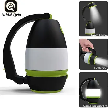 3 u 1 USB Punjiva Lampa za kampiranje, ночники za čitanje, napajanje, vanjski Prijenosni Hitne svjetiljke, led Svjetiljka