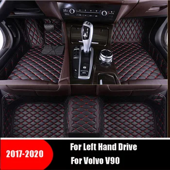 3D auto mat V90 2017 2018 2019 2020, tepisi za unutrašnjost automobila, presvlake, auto-pribora za Volvo V90