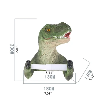 3D Držač za role papira s dinosaura, zidni držač za toaletni papir, Тираннозавр, ukrasne salvete, držač ručnika za kupaonicu, kuća