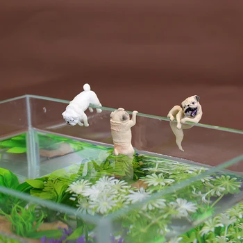 3pcs Mini-Hobotnica Pas Fa Nu bilo koji otvoreni položaj ukras Akvarij Kreativna ukras Akvarij za vodene biljke kreativno ovjes s imitacija smole
