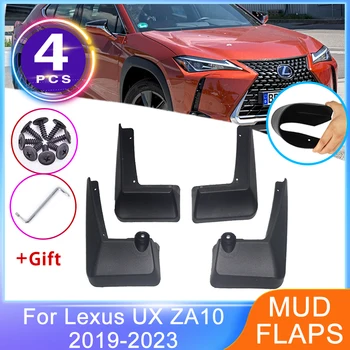 4 Kom. Auto Zaliske Za Lexus UX 200 hs 250h 260h 300e ZA10 2019 ~ 2023, Prednje-Stražnje zaliske, Zaštita Kotača od prskanja