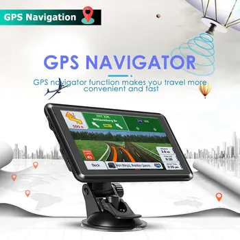5-Inčni GPS navigator, najnovija karta navigacija zaslon osjetljiv na dodir visoke razlučivosti, višejezični glasovno vodstvo, auto navigacija s upozorenjem o brzini