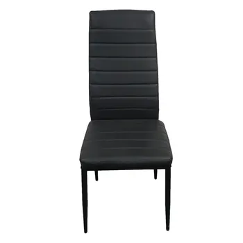 6 kom. elegantne prikupljenih blagovaona stolice зачисткой teksture s visokim naslonom za leđa crne boje
