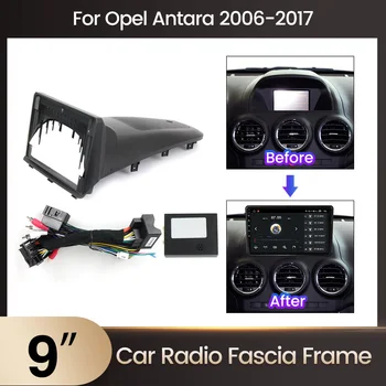 9-inčni auto радиопанель za Opel Antara 2006-2015, komplet za ploču s instrumentima, Postavljanje prednjoj strani konzole, ploča za Android-radio