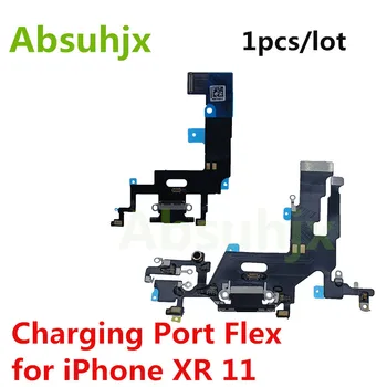 Absuhjx 1 kom USB Punjač Dock Konektor Za Punjenje Mikrofon Fleksibilan Kabel Za iPhone XR 11: priključne Stanice Za Punjenje rezervne Dijelove Za Popravak
