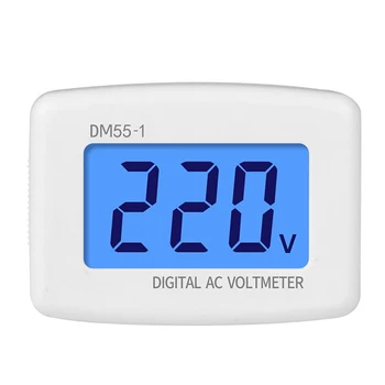 AC 80-300 U LCD Digitalni Voltmetar utikač / utičnica Tipa Voltmetar 110 220 U Kućište Monitora Za Mjerenje Napona