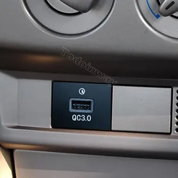Adapter USB ulaz AUX auto punjač QC3.0 brzo punjenje za mobilni telefon Ford focus brzo punjenje pomoću kabla za upaljač