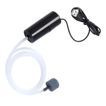 Akvariju kisika pumpa USB Mali оксигенатор za akvarij Nečujne kompresor Mini Aerator Ručni pribor za akvarij