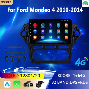 Android 10 2 Din Auto Radio Media Player Za Ford Mondeo 4 mk4 2010-2014 Авторадио Carplay GPS
