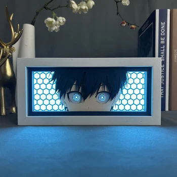 Anime lightbox Йоичи Исаги Plavi dvorac za uređenje sobe Manga Izrezane iz papira stol lampe za Anime lightbox Plavi dvorac
