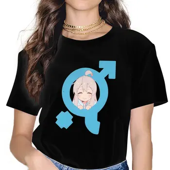Anime Onimai, sada sam tvoja sestra, Ояма Михари, Majica sa Strelicom, Vintage Moda Ženska t-shirt od Poliestera s okruglog izreza