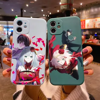 Anime Takt Torbica Za Telefon iPhone 14 11 12 13 Pro Max X XS XR Max 6 6S 7 8 Plus SE 2022 Tekući Kvadratnom Boji Torbica Za Telefon