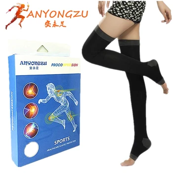 Anyongzu, prozračna čarape za noćno spavanje živih boja, утягивающие noge, Tanke uboda, medicinski kompresije čarape