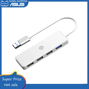 Asus Adol USB-A-1 * USB3.0 + 3 * USB2.0 Razdjelnik-alat za laptop/Xbox/Konzole/Pisača/kamere/tipkovnicu/miša