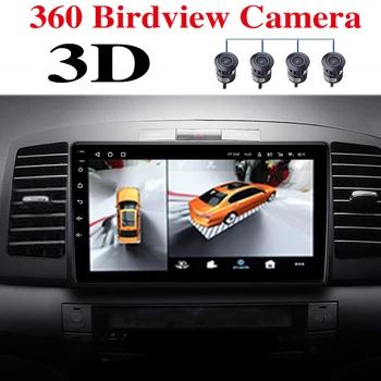Auto Media GPS-Радионавигатор NAVI Player S Ugrađenim CarPlay 360 BirdView 3D Za TOYOTA Allion Premio T240