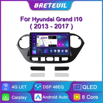 Auto radio Android media player za Hyundai Grand I10 2013-2016, navigacija GPS, Carplay, QLED zaslon osjetljiv na dodir, auto stereo