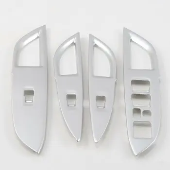 Auto-stil Unutarnja vrata, naslon za ruku Gumb za uključivanje prozora Navlaka za Mitsubishi Outlander 2013-2019 auto oprema