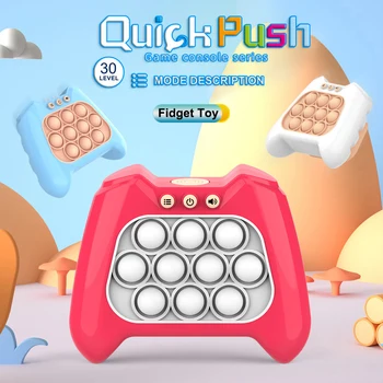 Automat QuickPush Edukativne igračke za stres Dječji glazbeni automat Pop Push Sa zvukom mjehurića Igračke-непоседы