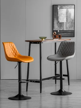 Bar stolica potrošačke moderan, jednostavan za podizanje iron art s visokim malo stopalo jednostavan luksuzni skandinavski bar stolica stolica blagajnik