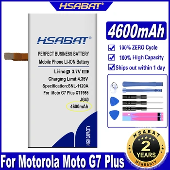 Baterija HSABAT JG40 4600 mah za Motorola Moto G7 Plus/XT1965-3 XT1965-2 XT1965 XT1965-6 Baterija