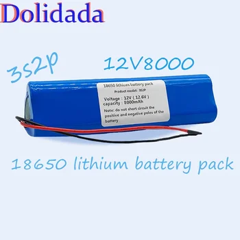Batterie Punjive Lithium 3S2P 12V 8Ah + Chargeur BMS 18650 pour équipement médical, éclairage et signalisation