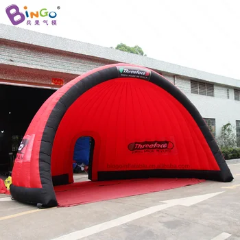 Besplatna Dostava, 7X5,3X4 metra, privatna crvena inflatable šator s половинным kupolom/šator-iglu, inflatable sa ventilator, igračke šator