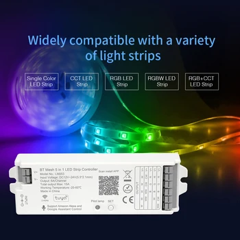 Besplatna Dostava, High-end Programabilni pametan Rf modul 5-u-1 Wifi Tuya Home LED Strip Controller, RGB Led Strip Lighting, 3-year-old