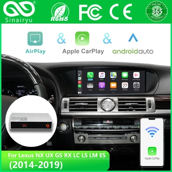 Bežični CarPlay za Lexus IS 2014-2019, sa značajkama Android Auto Mirror Link Svirati Car Play
