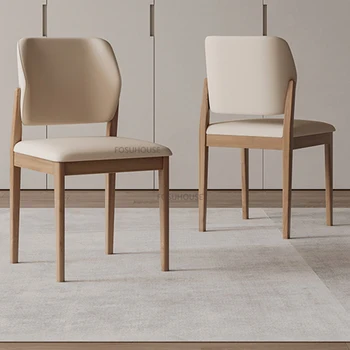 Blagovaona stolice od punog drveta u skandinavskom stilu za kućni namještaj, blagovaona stolice za restoran, kreativni upscale zgodan potrošačke blagovaona stolice