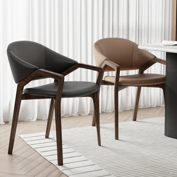 Blagovaona stolice od punog drveta u skandinavskom stilu za kućni namještaj, blagovaona stolice za dom restorana, udoban blagovaona stolice za domaće kuhinje