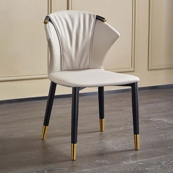 Blagovaona stolice od umjetne kože u skandinavskom stilu za restoranom namještaja, naslon blagovaona stolice, individualnost, kućanskih kuhinja blagovaona stolice