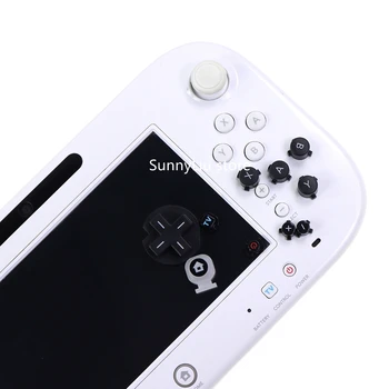 Crna cijeli skup Tipki, tipke su tipke ABXY za Nintendo Wii U, Wiiu PAD, kompletni setovi gumba