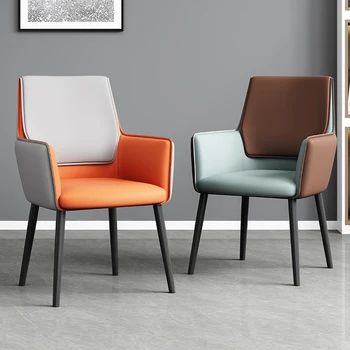 Dizajn Blagovaona Stolice s crnim nogama, luksuzni moderni stolica za kuhinju u kafiću, dizajn Blagovaonicom, Ureda, Ukras Sillas De Comedor